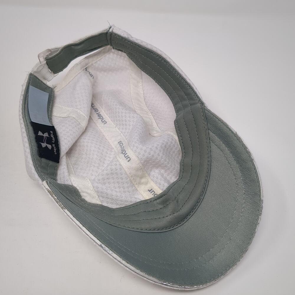 Under Armour Strapback Hat Solid White Embroidere… - image 6